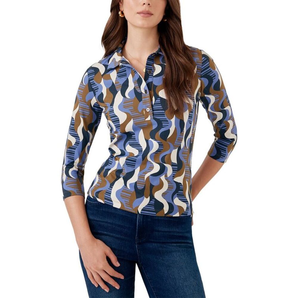 J.Mclaughlin Womens Court Top, Blue